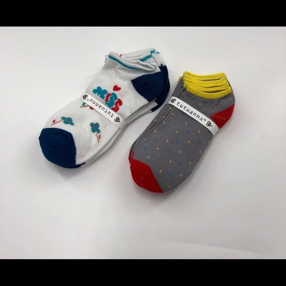 NWT Tutuanna Multiple Color Anke Socks 10 Pair